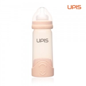 유피스 일회용 젖병250ml (핑크베이지)