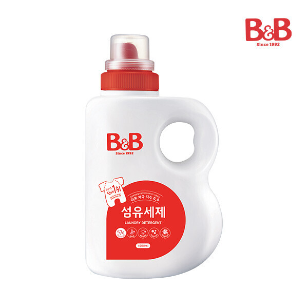 메디앙스 공식몰, 아이맘,[3+2] 비앤비 섬유세제 1500ml 용기형+1500ml캡리필x2개+1600ml 사은품증정