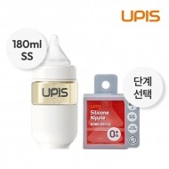 유피스 PPSU젖병SS(180ml)+젖꼭지 2입(단계선택)