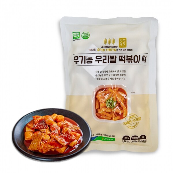 메디앙스 공식몰 아이맘,유기농 우리쌀 떡볶이떡 500gX3봉 (HACCP)