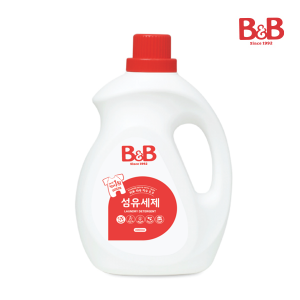 [공식몰단독] 비앤비 섬유세제 3000ml 대용량+섬유유연제(자스민)1500ml(캡리필)X3개