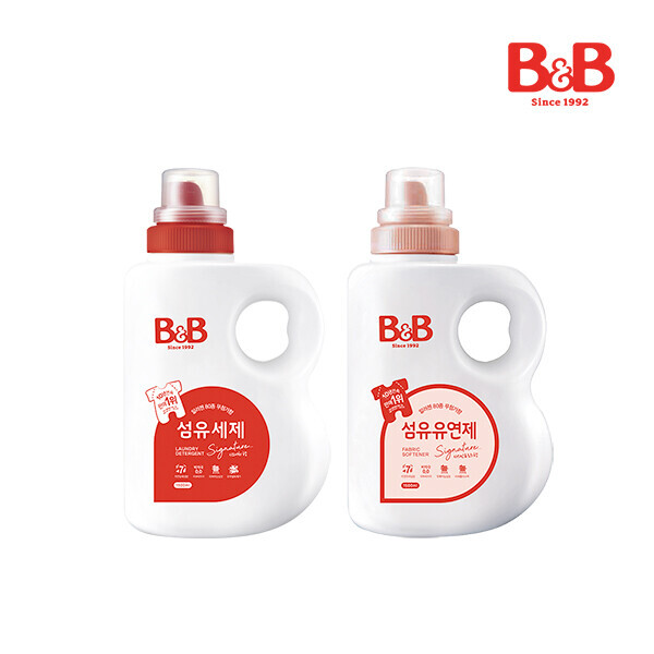 메디앙스 공식몰 아이맘,[공식몰단독] 비앤비 섬유세제 1500ml(용기)+비앤비 섬유유연제(자스민&로즈향) 1500ml(용기)