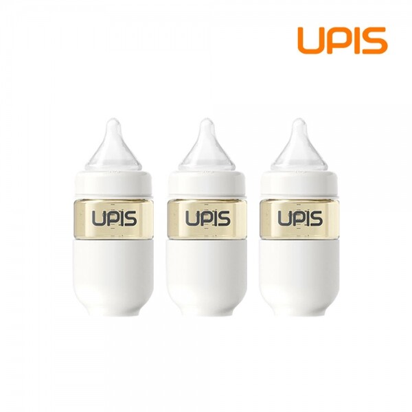 메디앙스 공식몰 아이맘,유피스 PPSU 젖병 180mlx3개 화이트 (젖병3+젖꼭지3)
