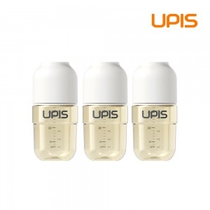 유피스 PPSU 젖병 180mlx3개 화이트 (젖병3+젖꼭지3)