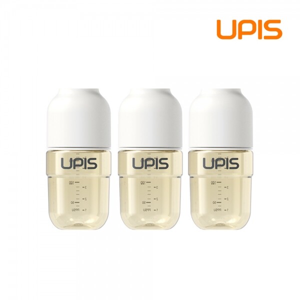 메디앙스 공식몰 아이맘,유피스 PPSU 젖병 180mlx3개 화이트 (젖병3+젖꼭지3)