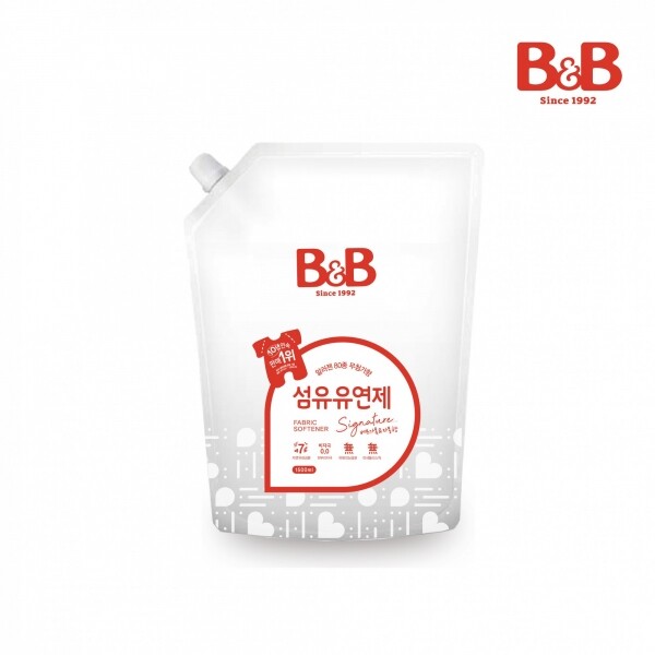 메디앙스 공식몰 아이맘,비앤비 섬유세제1500ml(리필)+섬유유연제(베르가못)1500ml(캡리필)