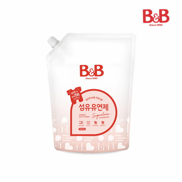 메디앙스 공식몰 아이맘,비앤비 섬유세제1500ml(리필)+섬유유연제(자스민)1500ml(캡리필)