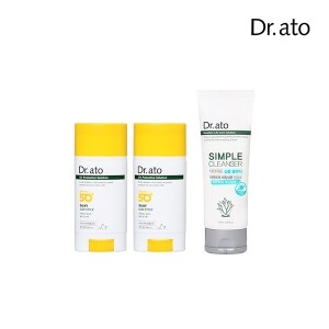 닥터아토 실키 선 스틱 15gX2개+심플클렌저 100ml