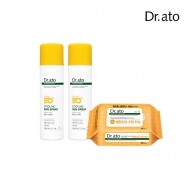 닥터아토 쿨링 선 스프레이 150mlX2개+클렌징&수딩티슈 20매