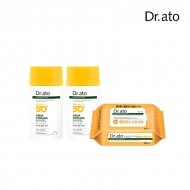 닥터아토 아쿠아 쿨링 선젤 50mlX2개+클렌징&수딩티슈 20매