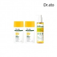 닥터아토 아쿠아 쿨링 선젤 50mlX2개+울트라 모이스춰오일투폼스킨클렌저 250ml