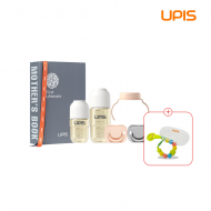 [추석마중] 유피스 신생아 배앓이방지 PPSU젖병2개(180ml/260ml)+쪽쪽이2개+손잡이스크류+사은품 스트랩 증정