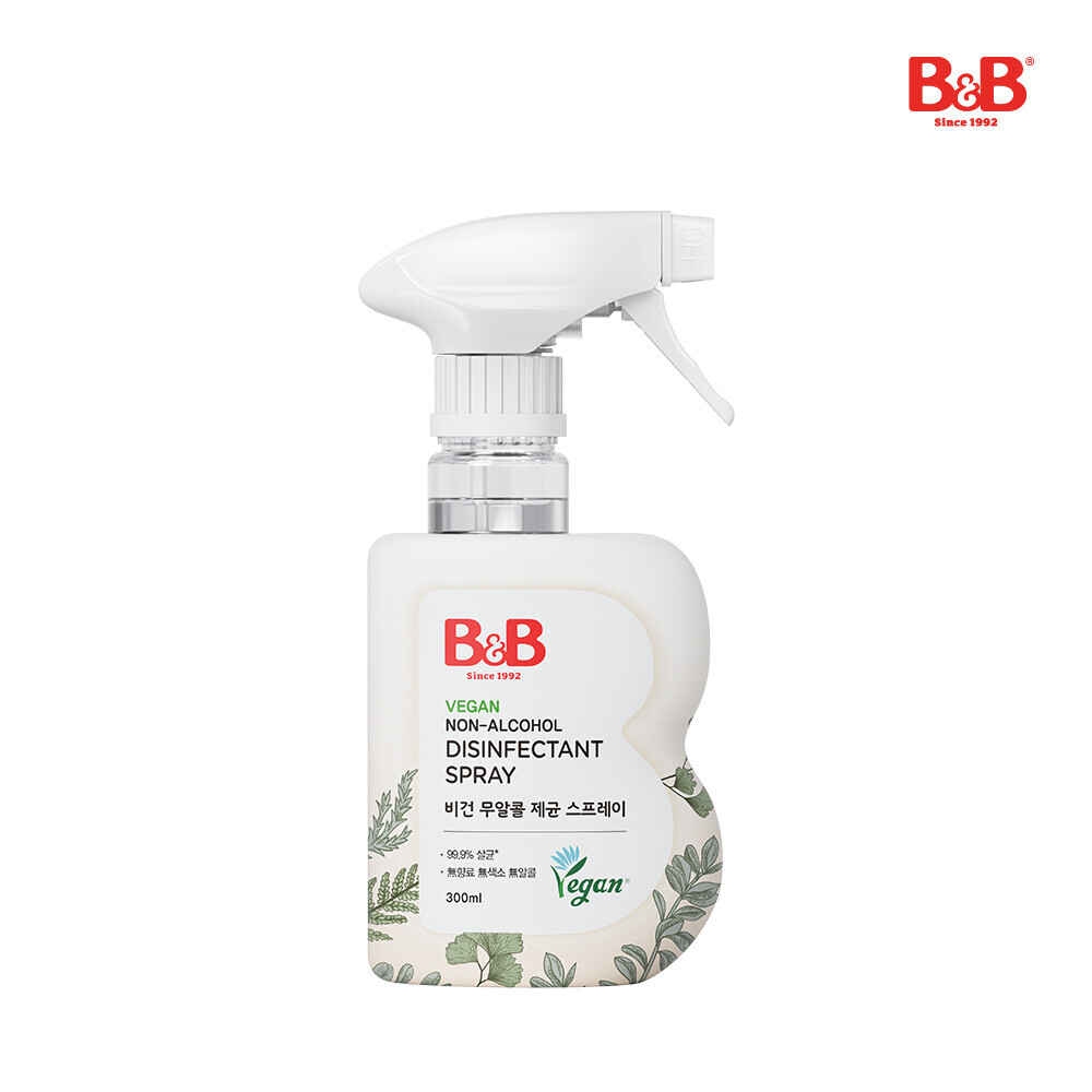 메디앙스 공식몰 아이맘,[사은품증정] 비앤비 비건 무알콜 제균 스프레이 300ml 용기