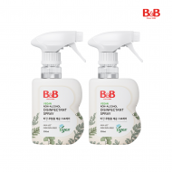 비앤비 비건 무알콜 제균 스프레이 300ml 용기X2개