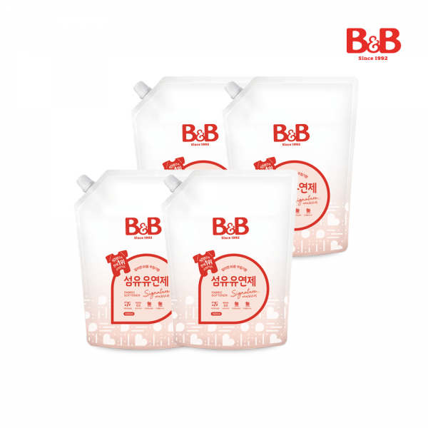 메디앙스 공식몰 아이맘,[아이맘데이] 비앤비 섬유유연제(자스민) 1500ml(리필)X4개입