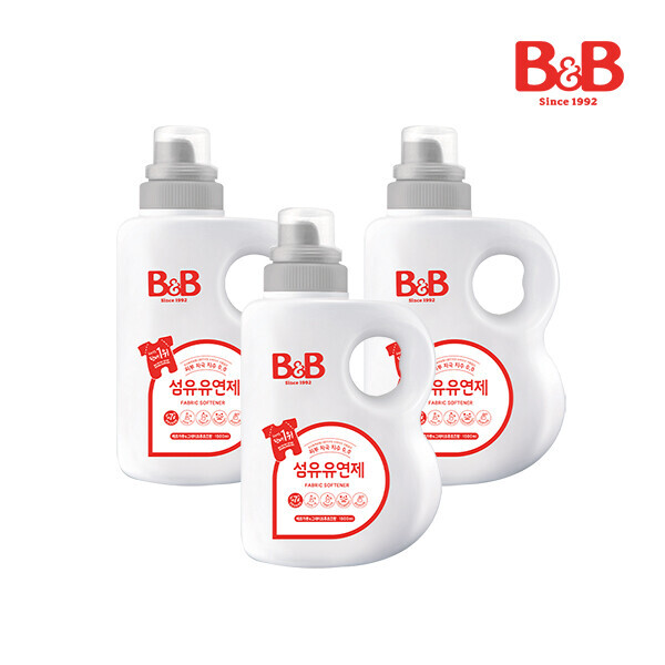 메디앙스 공식몰 아이맘,[아이맘데이] 비앤비 섬유유연제 (베르가못) 1500ml 용기X3개입